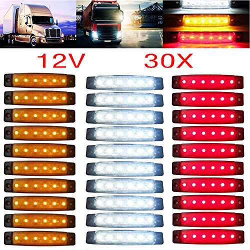 Truck cab marker lights 30pcs 12/24V British Trucking