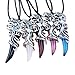 Retro Men's Stainless Steel Pendant Wolf Tooth Tribal Necklace Chain