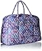 Vera Bradley Women's Cotton Weekender Travel Bag, Lilac Tapestry, One Size