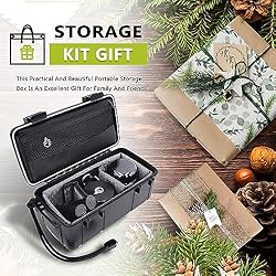 OZCHIN Black Storage Box Kit Storage Container with