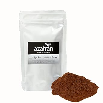 Azafran Lakritzpulver, Süßholz gemahlen 200g