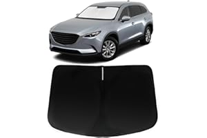 PAIMOHO Windshield Sun Shade for Mazda CX-9 2016-2025, Car Front Window Sunshade with 240T Sun Visor Protector Blocks UV Rays Heat Sun Shield Accessories