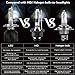 SEALIGHT H4/HB2/9003 LED Headlight Conversion Kit 100W 12000LM- 32x CSP LED Chips Cool White 6000K - Dual Hi/Lo Beam Bulbs