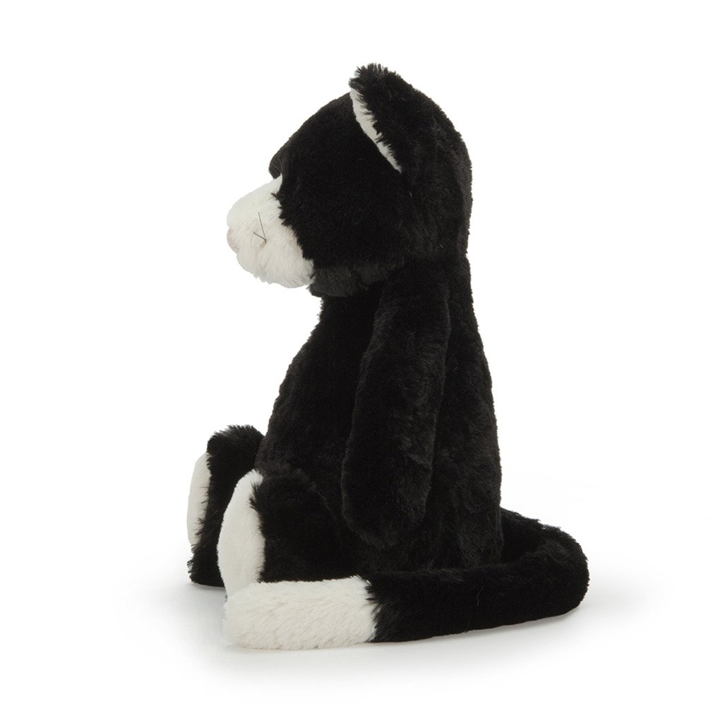 Jellycat Bashful Black and White Cat, Medium, 12 inches eBay