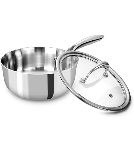 Amazon.com: Sitram Cybernox 2.1 Quart Saucier Pan with Cover: Home
