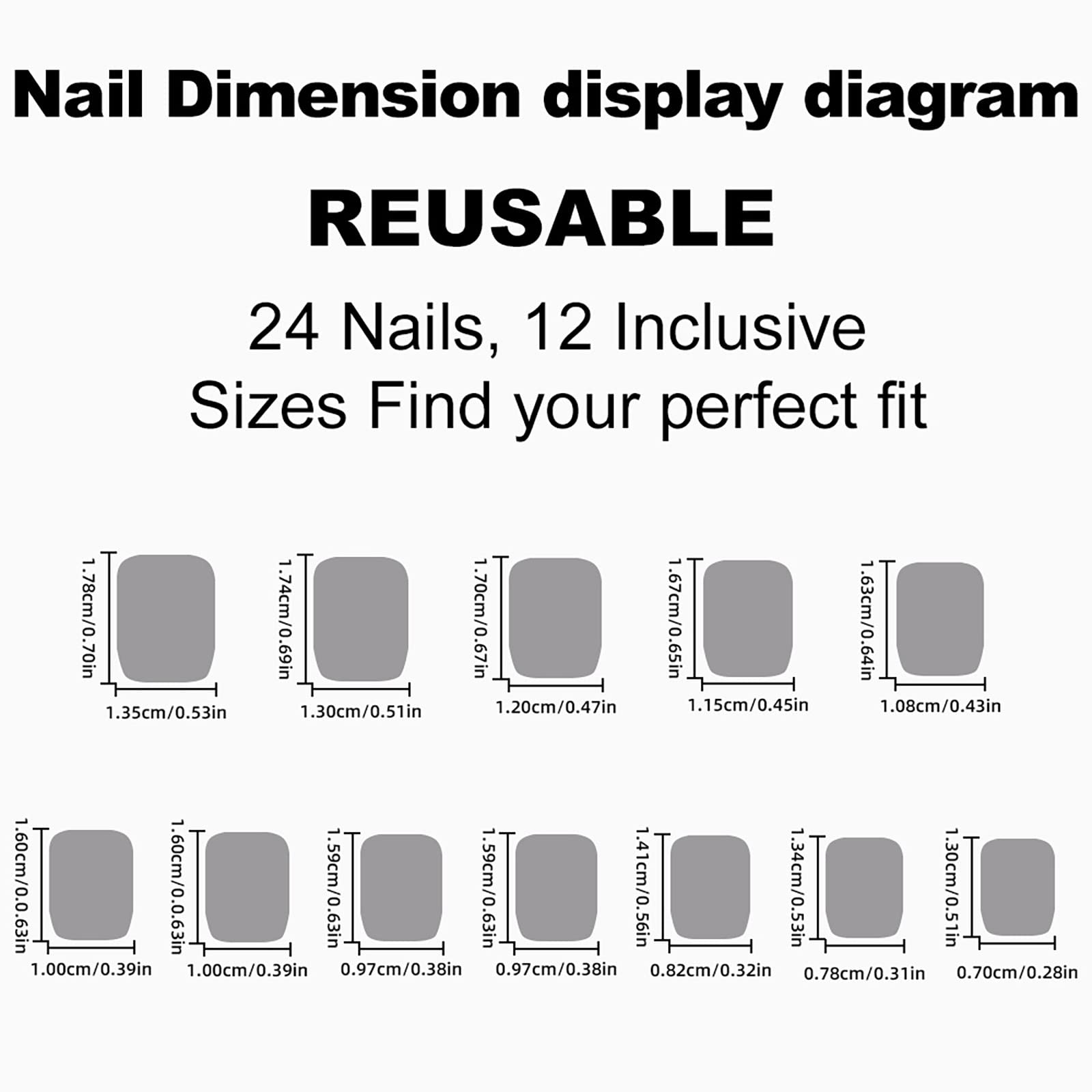 Purple Press on Nails Square Fake Nails Glossy Glue on Nails Short Solid Color False Nails with Design Full Cover Acrylic Nails Cute Press on Nails Stick on Nails for Women and Girls DIY Manicure 24Pcs - Image 5