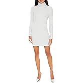 Forever 21 Womens Turtleneck Mini Sweater Dress