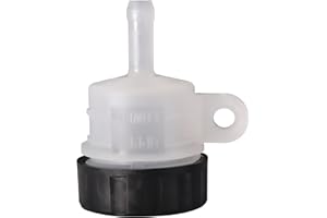 GOOFIT Motorcycle Plastic Universal Rear Brake Fluid Reservoir Oil Cup Replacement for 50cc 90cc 110cc 125cc ATV Dirt Pit Bik