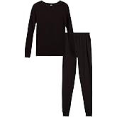 ONLY BOYS Thermal Underwear Set - 2 Piece Long Sleeve Waffle Knit Thermal Shirt and Long Johns Thermal Set for Boys