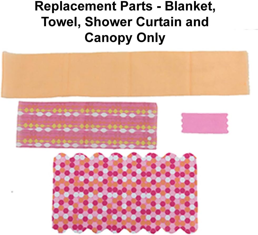 barbie dream house shower curtain