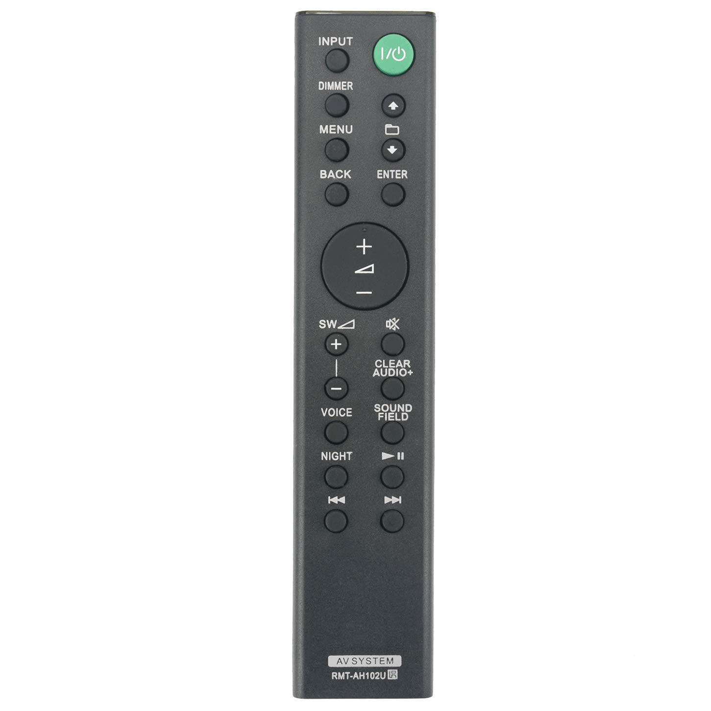 VINABTY RMT-AH102U RMTAH102U Replacement Remote Control for Sony Soundbar SACT390 SA-WRT3 SS-RT3 HT-RT3 HT-XT100 HTXT100
