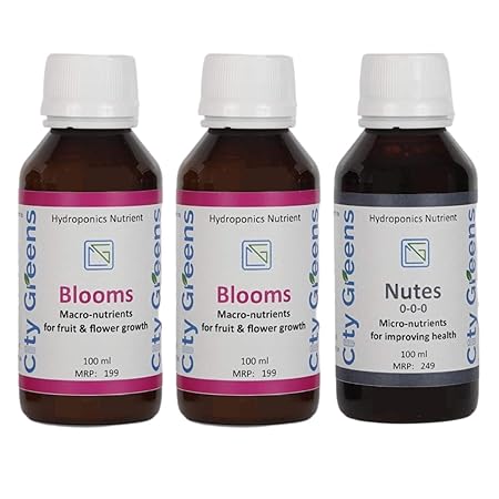 City Greens Hydroponics Nutrients Blooms Combo 300ml 