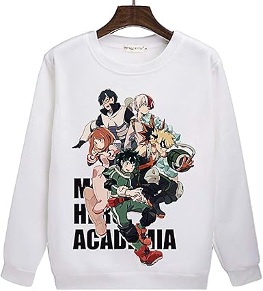 my hero academia crewneck