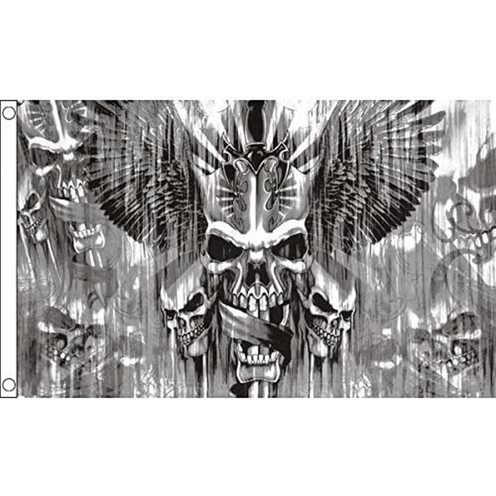 AZ FLAG - Skull With Sword Flag - 3x5 Ft - 100D Polyester Pirate Banner with Two Metal Grommets - Fade Resistant - Vivid Colors - 3' x 5' Feet - 150x90 Cm