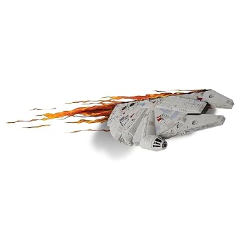 Star Wars Millennium Falcon 3d Led Wandleuchte Amazon De Kuche