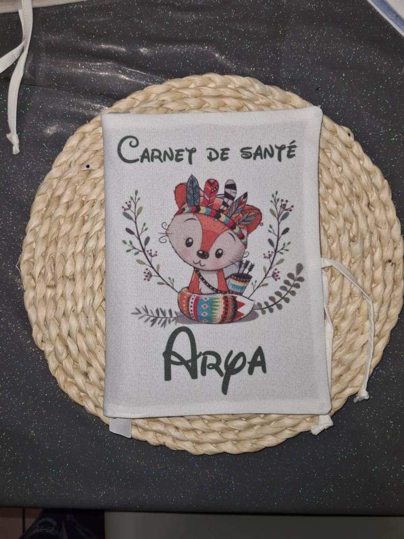 Bebe Et Puericulture Protege Carnet De Sante Personnalise Renard Bebe Cadeaux Et Souvenirs Pour Nouveau Ne Stationeryonline Co Nz