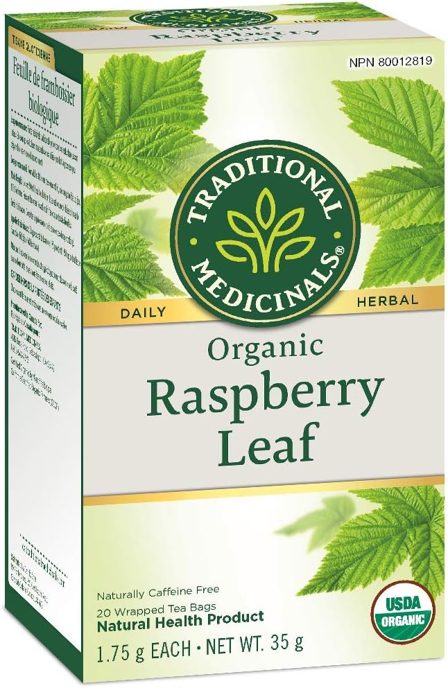 Traditional Medicinals Organic Raspberry Leaf Tea 20 Tea Bags 35g Amazon Ca Grocery