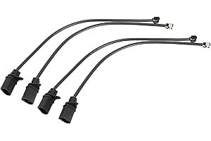 X AUTOHAUX 4pcs Car Front Brake Pad Wear Sensor for Porsche Macan 2015-2018 95B907253