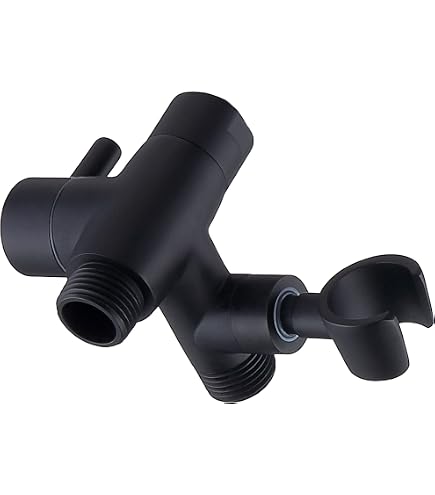 Moen CL703BL Dusch-Arm-Umsteller, Mattschwarz – Für Flexible Brausen-Montage