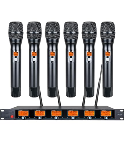 Amazon.com: Wireless Microphone System UHF 3 Handheld Mic Headset
