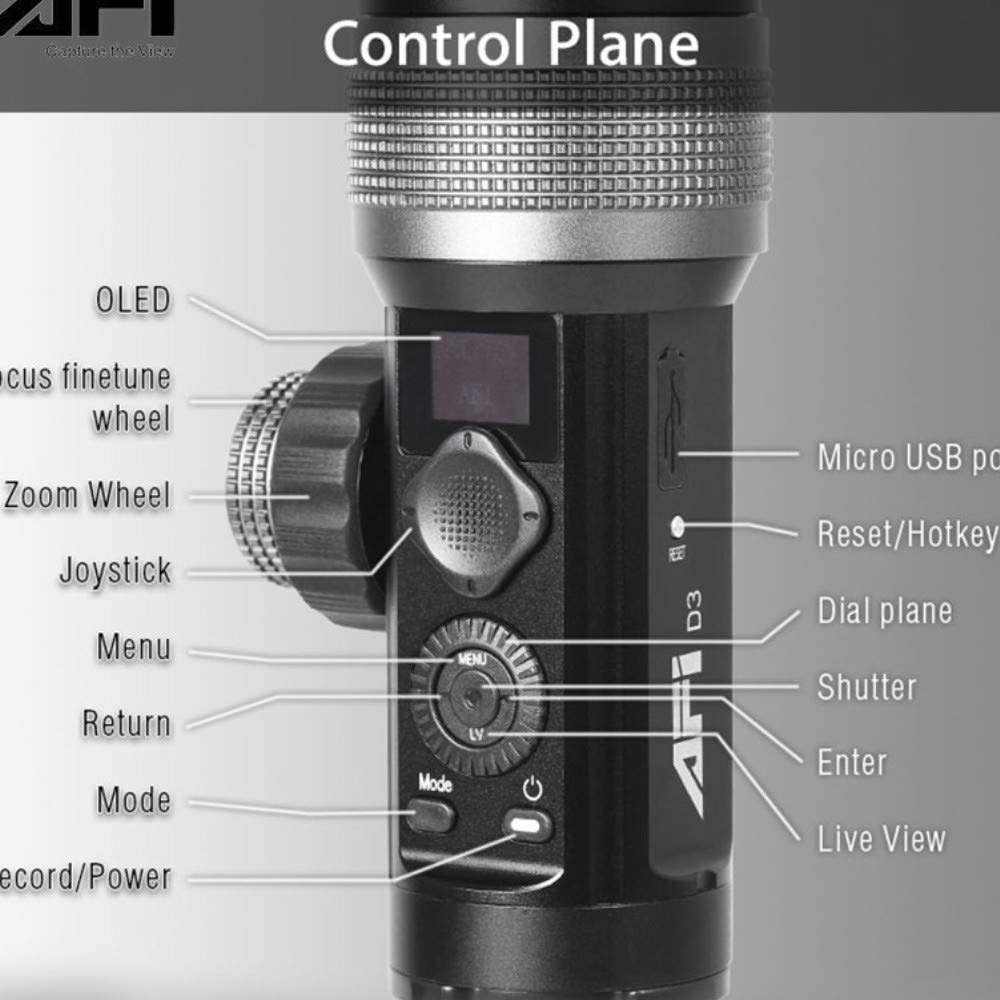 Estabilizador de cardán de 3 Ejes para cámaras réflex Digitales y ...