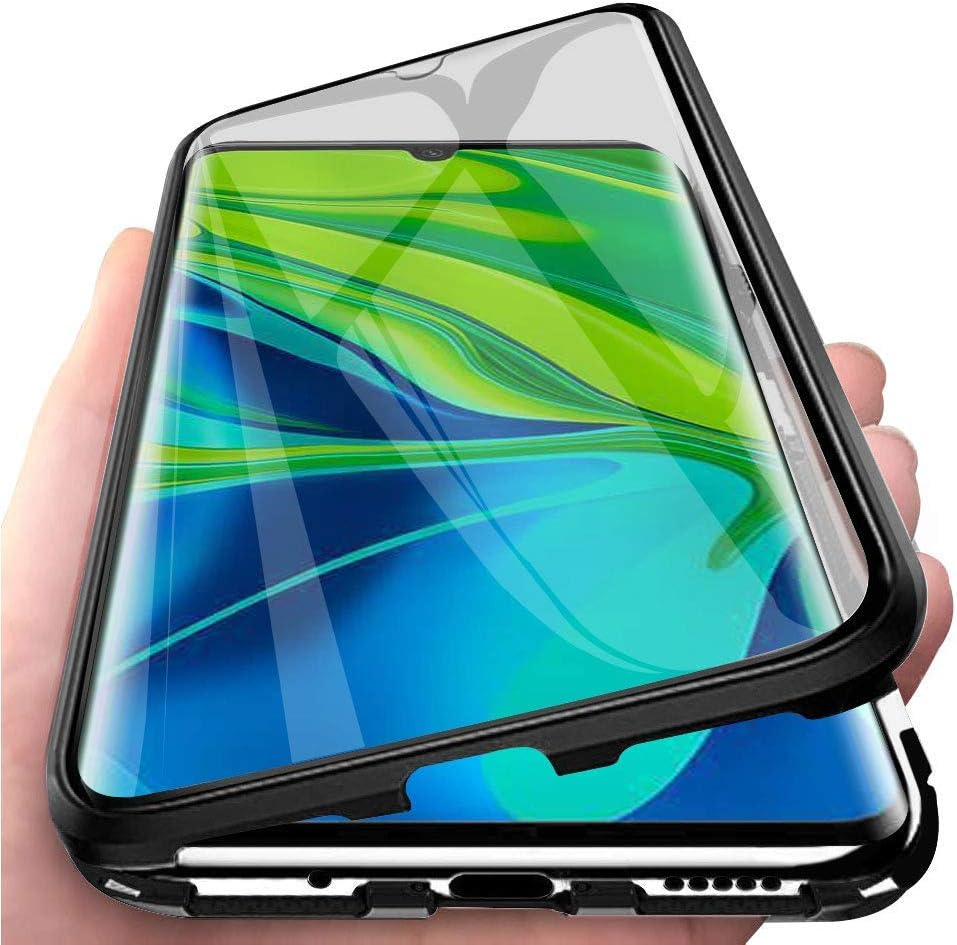Suitable for Oppo Reno 2 Magnetic Transparent Tempered Glass Cover, with a Screen Protector 360 ° All-Round Protection of The Ultra-Thin Shell