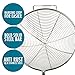 Set of 5.5 Inch Stainless Steel Asian Spider Strainer and 4 Inch Fine Mesh Skimmer Wire Scoop Food Fryer Spoon to Drain Pasta Deep Fry Skimmer Oil