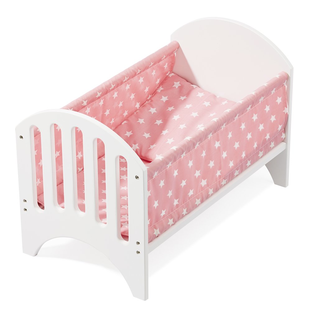 howa Wooden Dolls Bed Stars 2140