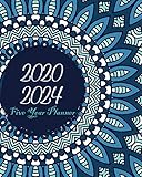 2020-2024 Five Year Planner: Bluesky Mandala, Monthly Schedule Organizer, 60 Month Calendar Planner by Joni Stallworth