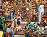 White Mountain Puzzles Cozy Book shop - 300 Piece Jigsaw Puzzle