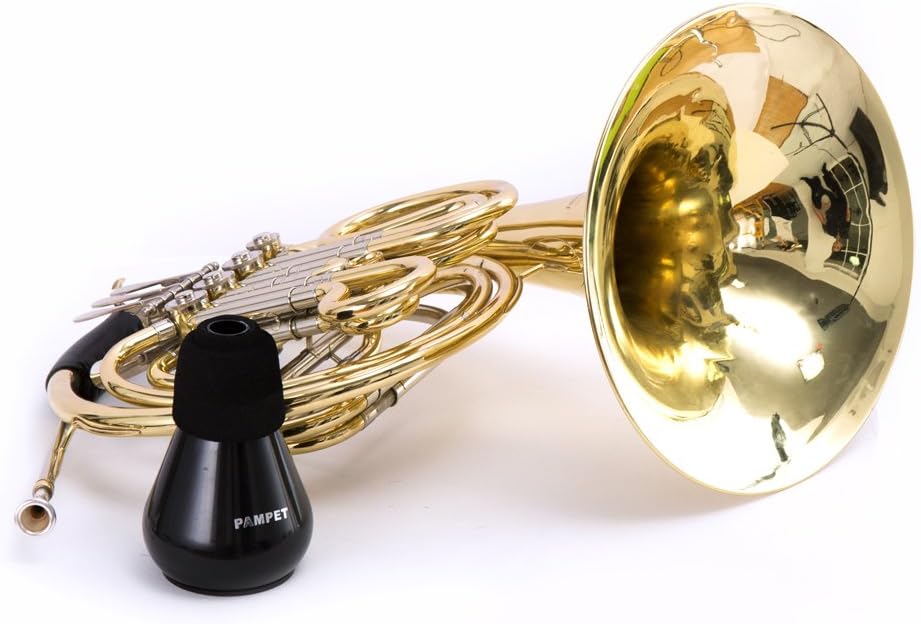 PAMPET French Horn Straight Mute for Trombone Black ABS Material, Bes Instrument Key - Image 4