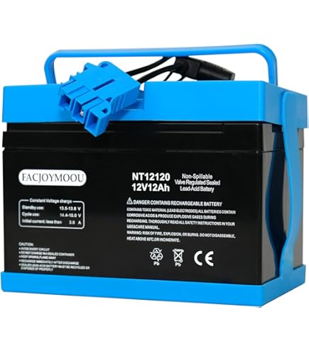 12V 8AH Replacement Battery for Peg Perego for John-Deere for Ground Force Tractor Ground Loader Construction Loader for Dual Force for Case IH Magnum for New Holland T8 Children Ride On