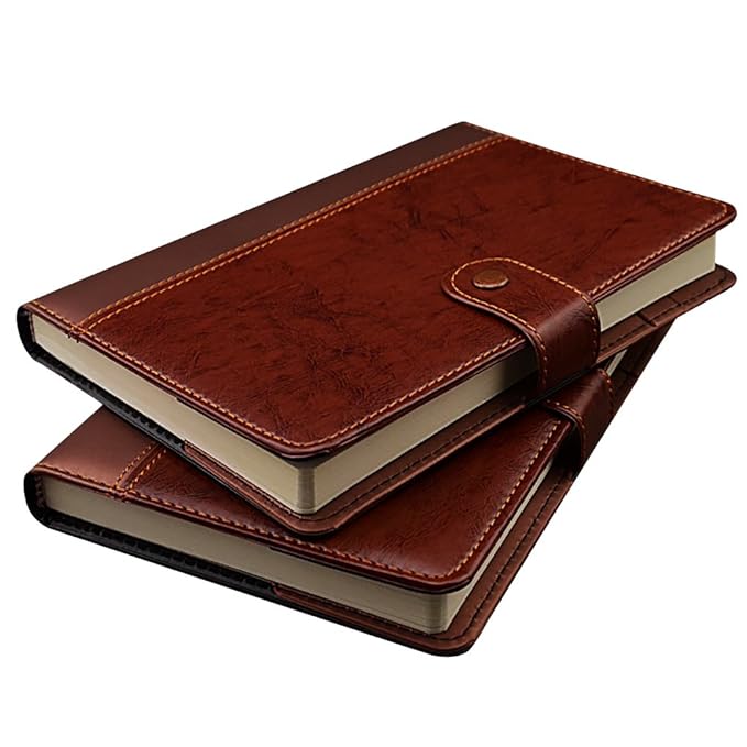 Jia Hu A5 PU Leather Cover Executive Personal Organiser Ruled Notebook