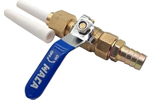 HOLDWIN Ceramic Sandblasting Gun Assembly: Nozzle Tip (1/8" ID), Bracket, Brass Ball Valve and Connector 2Pcs Grinding Nozzle Tip Replacement,Valve Type Sandblaster Gun