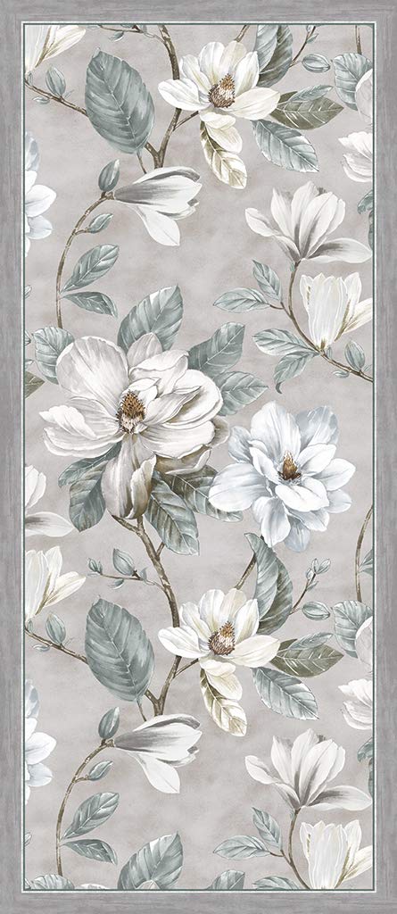 Vilber Magnolia DU 01 78X180 Rug, Vinyl, Grey, 78 x 180 x 0.2 cm