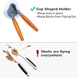 Anwenk Heavy Duty Nutcracker Pecan Walnut Plier with Wood Handle view 2