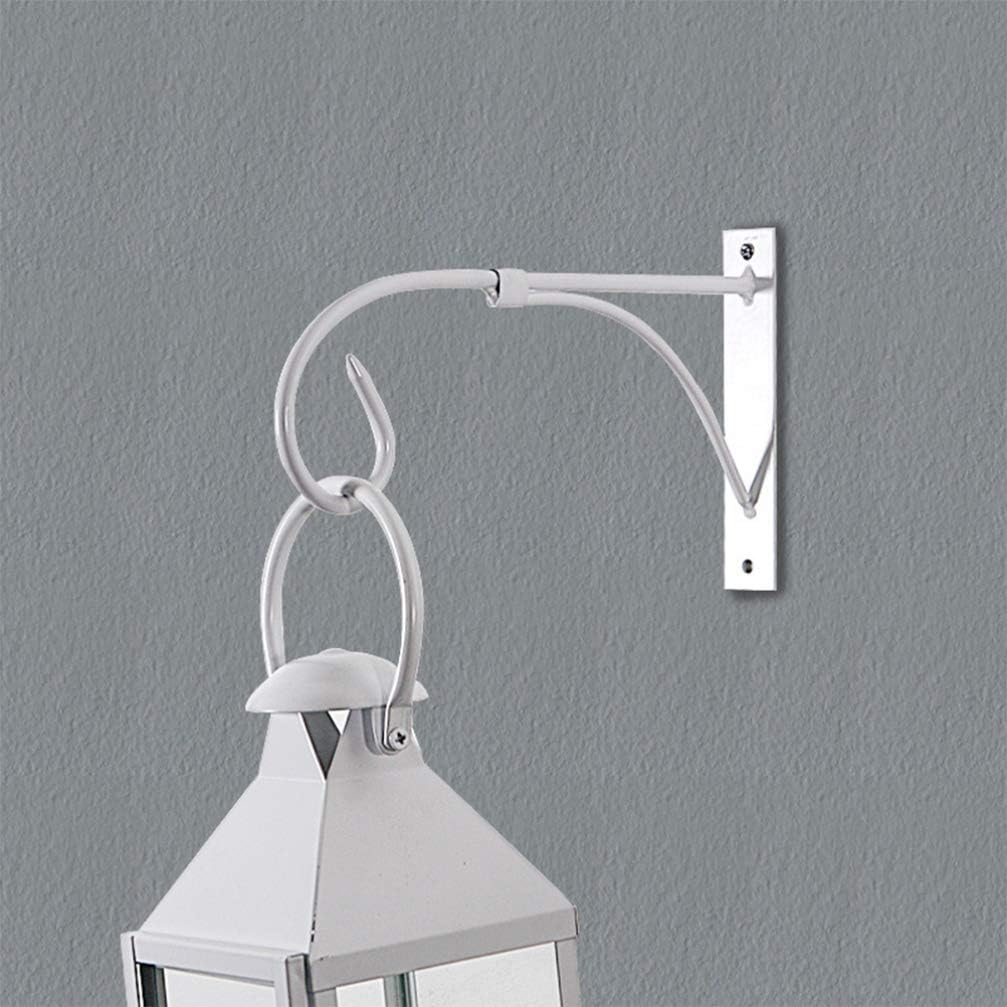 DOITOOL 1PCS Heavy Duty Iron Hanging Plant Bracket Wall Mount Plant Hanger for Hanging Baskets,Wind Chimes - Image 5