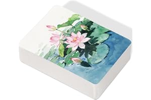 Lightwish 60 Sheets Mini Watercolor Sketchbook 3.5 x 5.1 inch inch 300gsm/140lb, Travel Size Portable Tearable Square Paintin