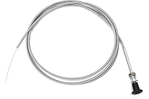 SYOWADA 60-122 Push Pull Choke Cable Replacement for Lincoln F162 F163 SA200 SA250, Universal Carburetor Push Pull Choke Control Cable for 290-835 290835 Lawn Tractor Mower 96" Conduit Go Kart Carts