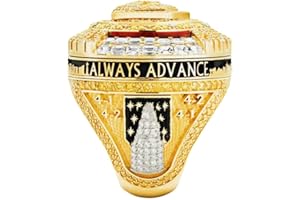 JOSLIFE Vegas Ice Hockey 2023 World Championship Rings Openable- Sports Fan Ideal Gift Tribute with Golden Glow Rings in Sandalwood Box Men Women, VEG2023Knight