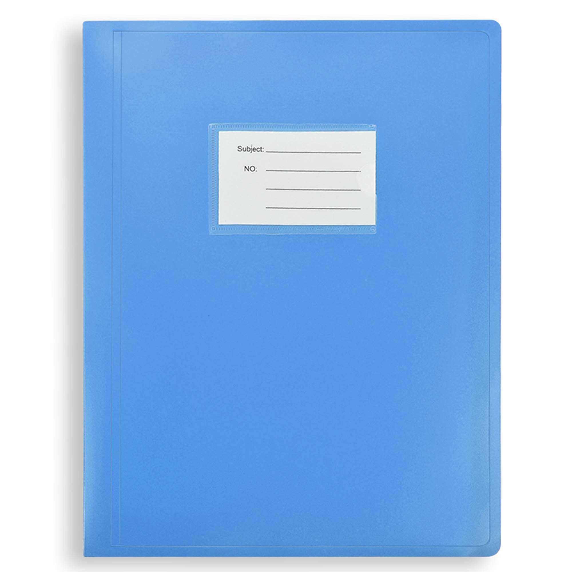 Arpan A4 Flexicover 62 Pockets 124/Sides Display Book Presentation Folder - Flexible Cover, (Blue)
