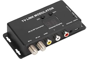 CHICIRIS TM70 UHF TV Link Modulator, AV to RF Converter, IR Extender Adapter, for DIY CATV System Builders