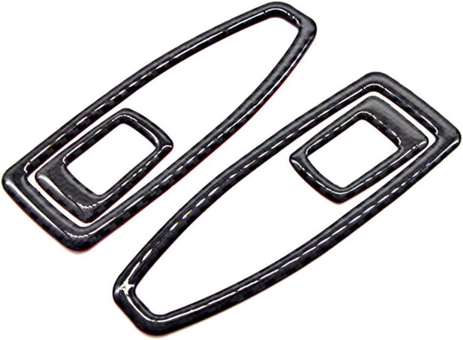 Atreus Carbon Fiber Trim Frame for BMW F30 F35 3 4 Series Interior Door Window Switch Decorative Cover Stickers(2pcs)