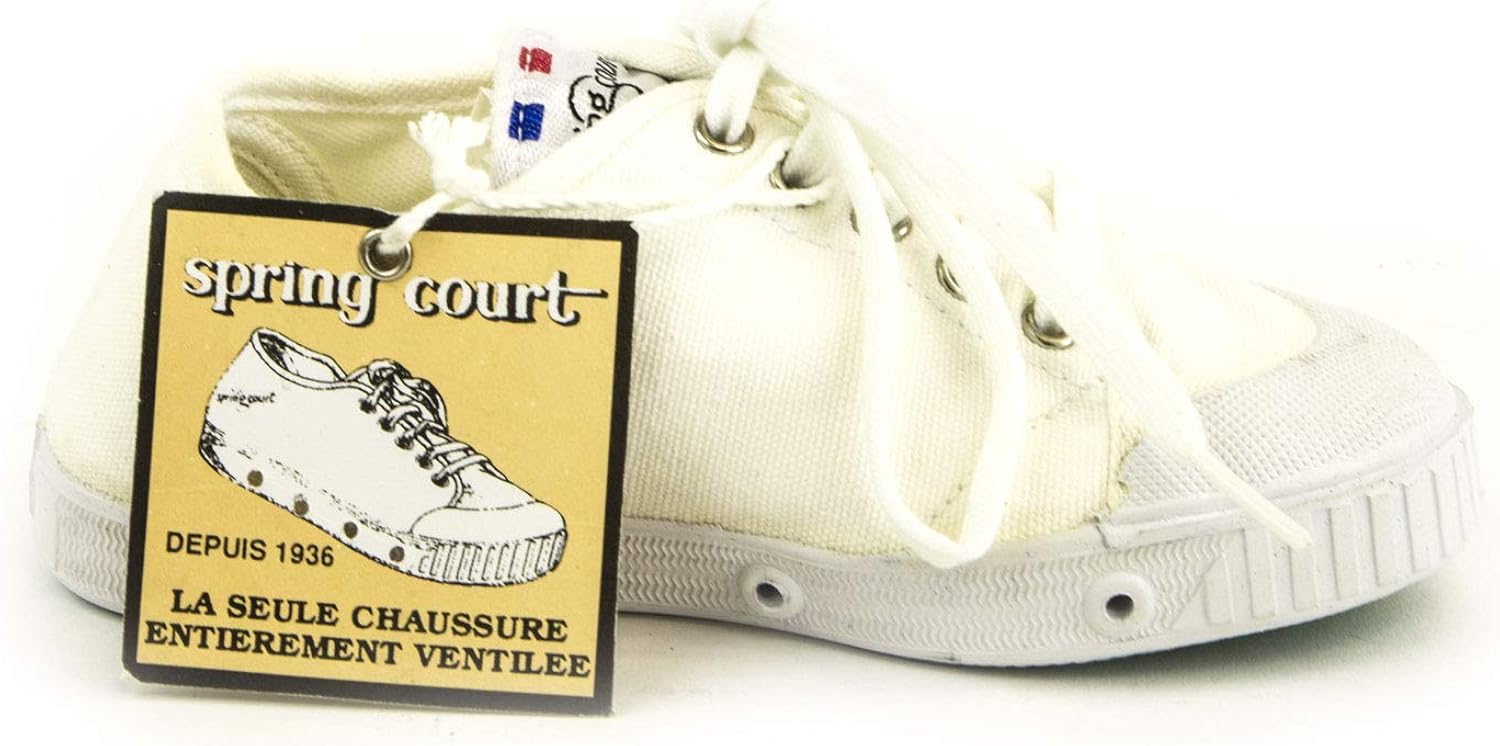 white canvas velcro shoes