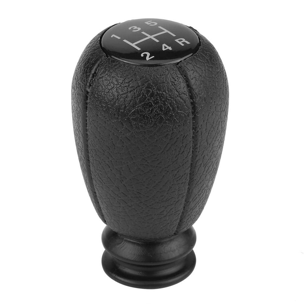 Keenso Manual Gear Knob, Gear Shift Head Ball, 5 Speed, Compatible with 106 107 205 Sa-xo Xan-tia C2 C3 C4 Partner, for Drivers, Car Owners, Vehicle Customization, and Easy Installation