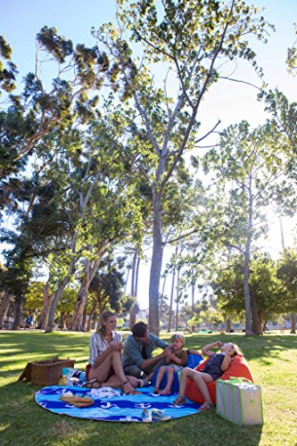 EverEarth E Lite Waterproof Beach Blanket & Kiddie Pool, Blue