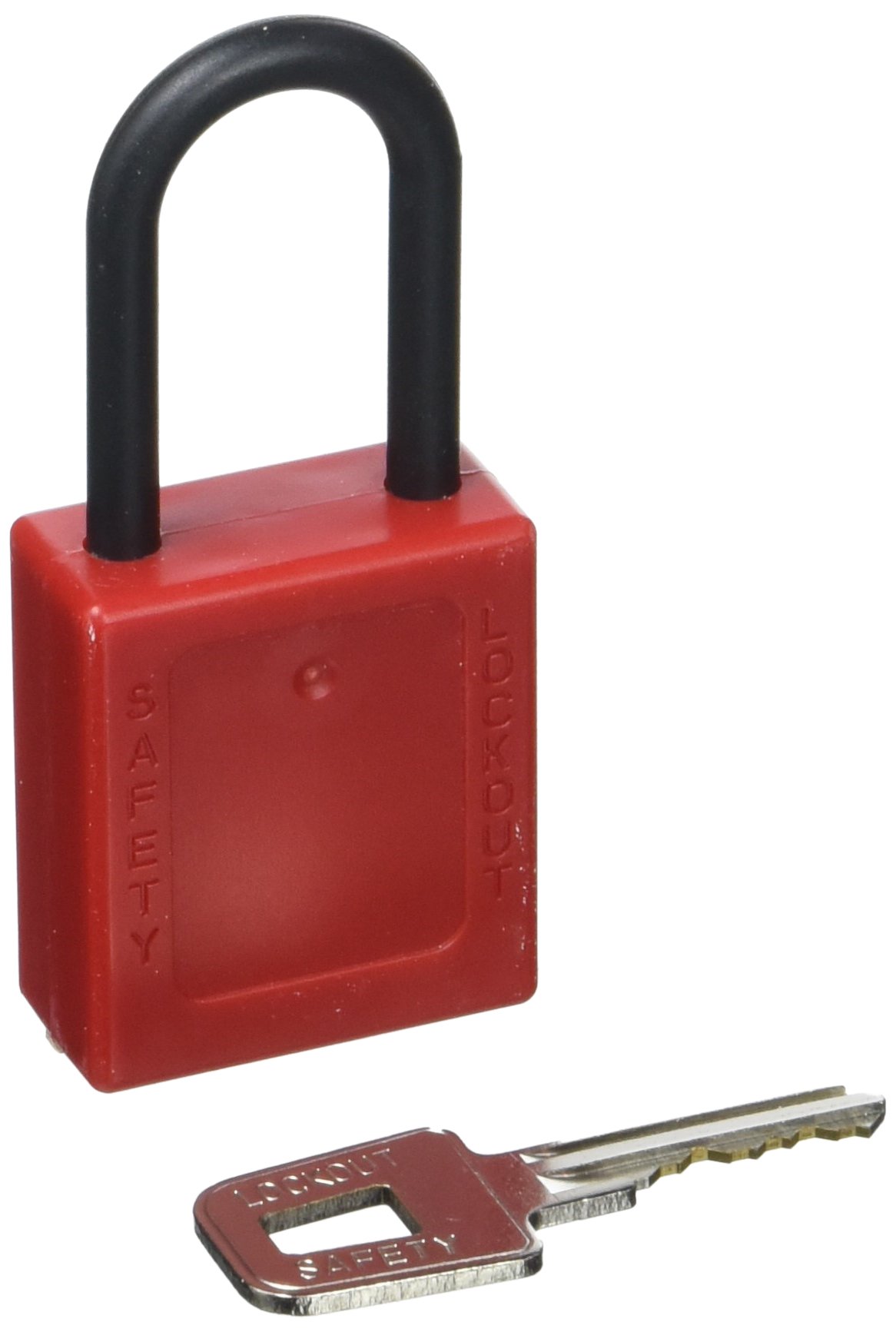 Kasp K80040D Nylon Safety Padlock, Red/Black