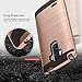 LG G Stylo Case, 2-Piece Style Hybrid Shockproof Hard Case Cover + Circle(TM) Stylus Touch Screen Pen And Screen Protector - Rose Gold