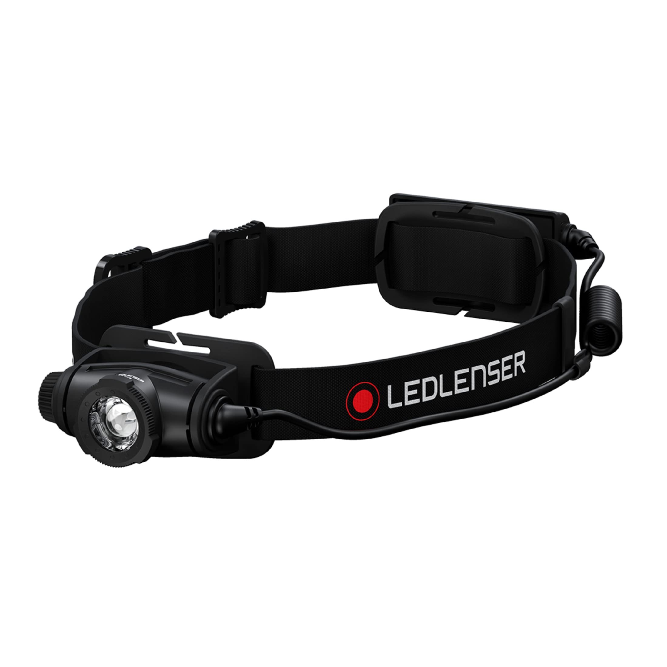 Ledlenser H5R - Rechargeable LED Head Torch, Super Bright 500 Lumens Headlamp, Water Resistant (IP67), Camping, Hiking Equipment, Rechargeable Work Head Torch, Up to 50 Hours Running Time