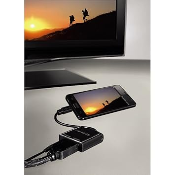 Hama MHL - Adaptador HDMI para móvil (1080p, 20 cm), color negro: Amazon.es: Electrónica